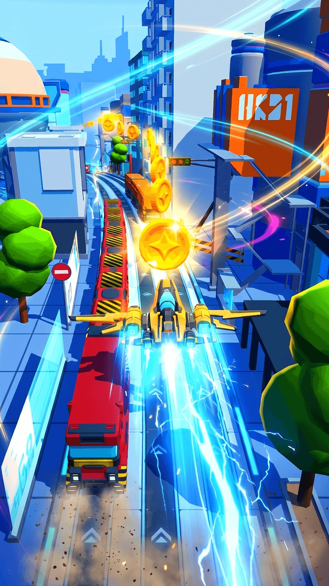 Jet Bot: Transform Runner screenshot