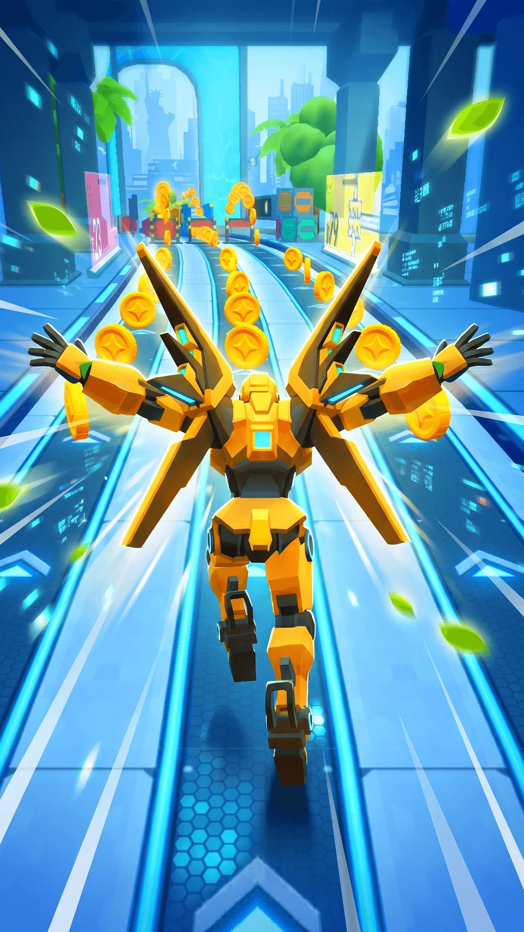 Jet Bot: Transform Runner screenshot